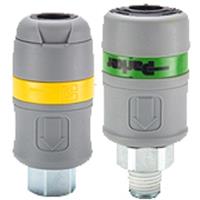 Non-Marking, Air Hose Quick Coupling (Pneumatic) European High Flow & Industrial Interchange - Tool-Mate Series Couplers